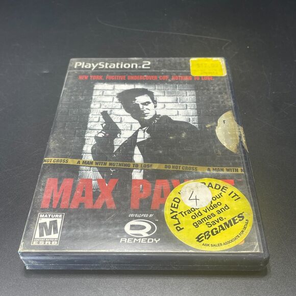 Max Payne (Sony‎ PlayStation 2, 2001) NO MANUAL - Picture 1 of 5